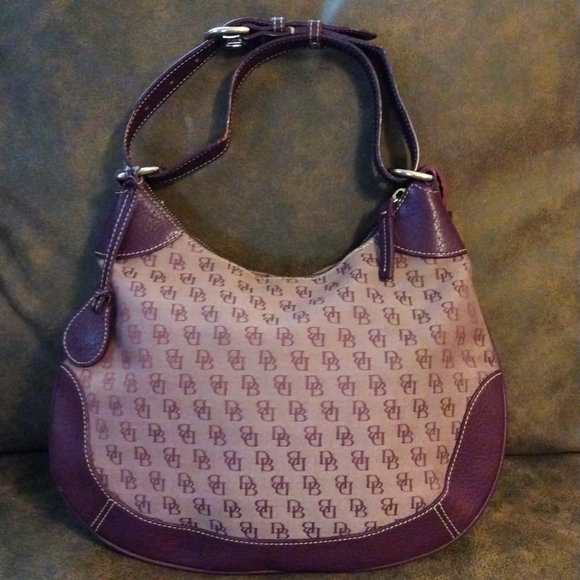 Dooney & Bourke Handbags - Vintage Dooney & Bourke Purple Hobo Handbag